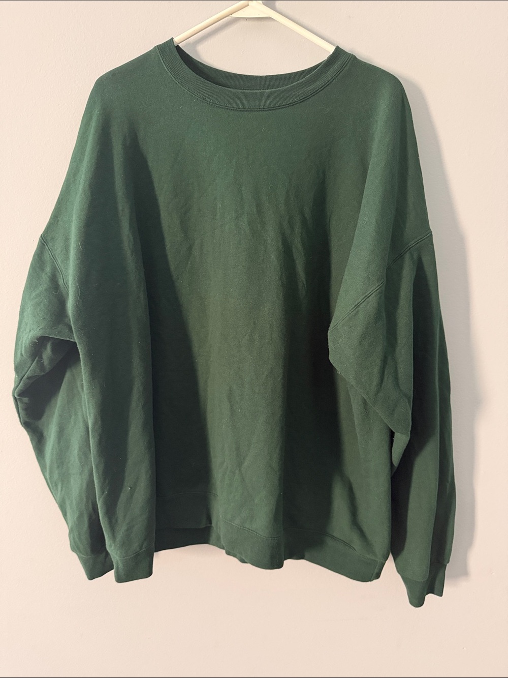 Hanes Forest Green Crewneck Sweatshirt - Women's